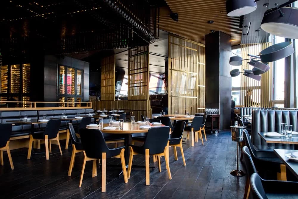 Restaurants interior design with Royal Feel laminates